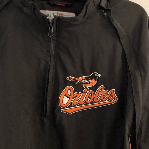 Vintage Louisville slugger Orioles windbreaker size Large “Rare find” - Picture 2 of 11